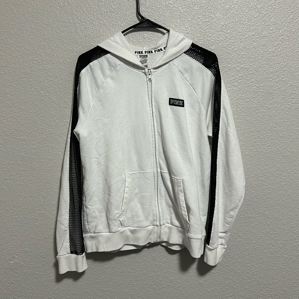 White and black PINK jacket